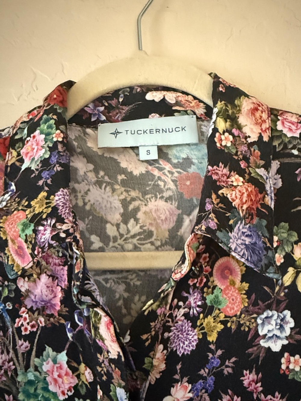 Tuckernuck Women's Floral Midi Garden Button-Down Shirt Dress size small - Picture 6 of 10